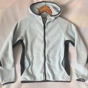 Columbia Full Zip Hooded Fleece Jacket Wmn S /Blue
